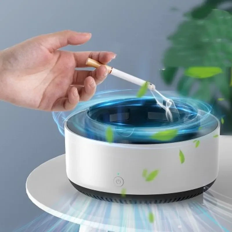Electronic Air Purifier Ashtray – Removes Smoke & Odors Efficiently
