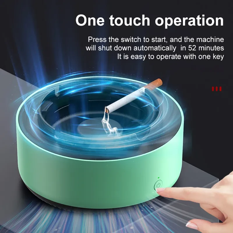 Electronic Air Purifier Ashtray – Removes Smoke & Odors Efficiently