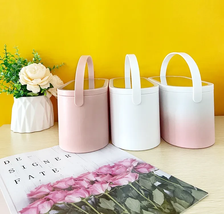LED Makeup Mirror Storage Box β Portable Travel Organizer Case