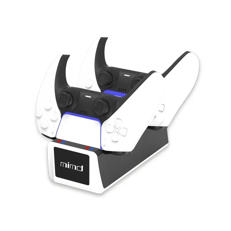 PS5 Dual Controller Charger Dock – Fast Charging Station with LED