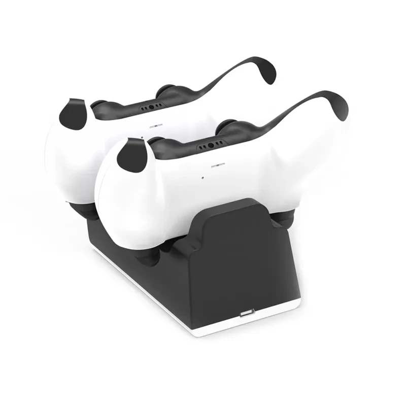 PS5 Dual Controller Charger Dock – Fast Charging Station with LED