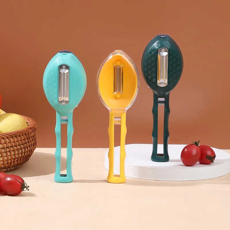 Fruit & Potato Peeler Knife with Storage Lid β Modern Kitchen Tool