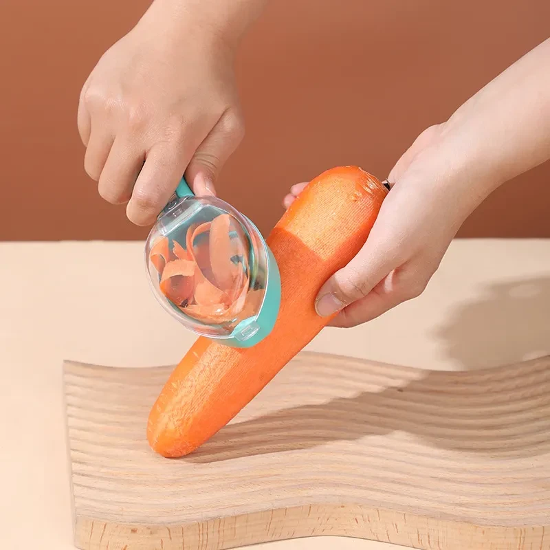 Fruit & Potato Peeler Knife with Storage Lid β Modern Kitchen Tool