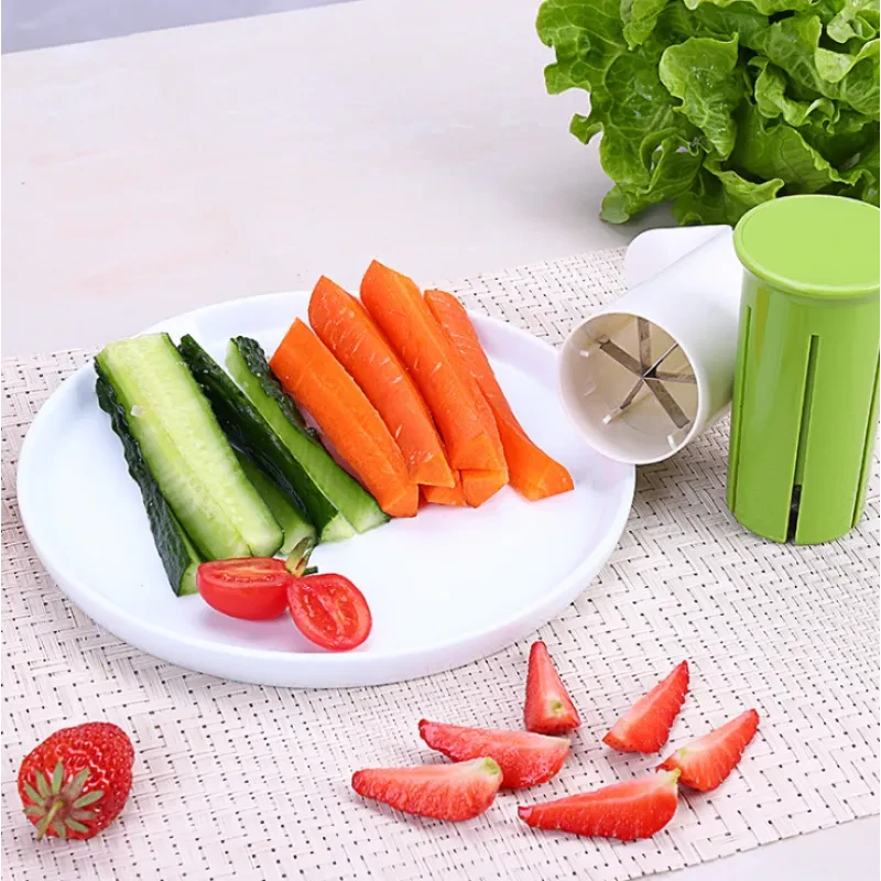 Creative Fruit & Vegetable Cutter – Cucumber, Carrot, Strawberry Tool