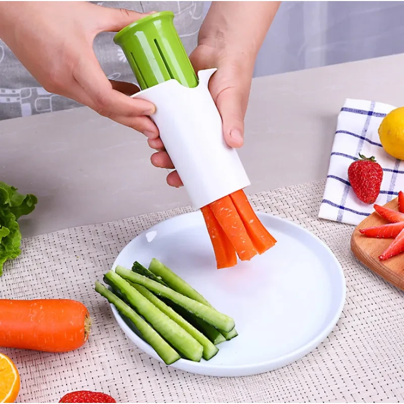 Creative Fruit & Vegetable Cutter – Cucumber, Carrot, Strawberry Tool