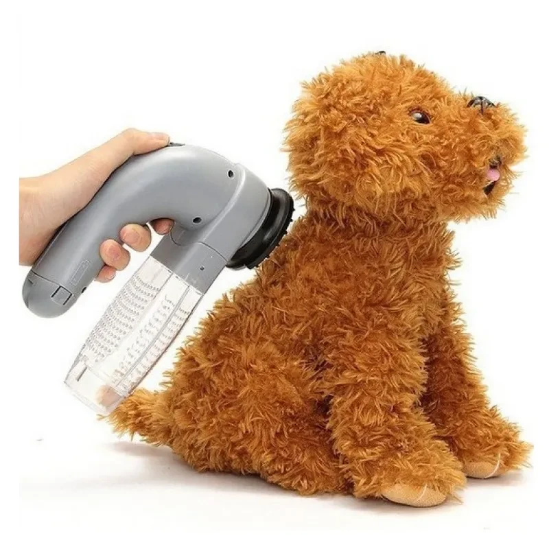 Electric Pet Hair Vacuum Cleaner – Portable Grooming & Massage Tool