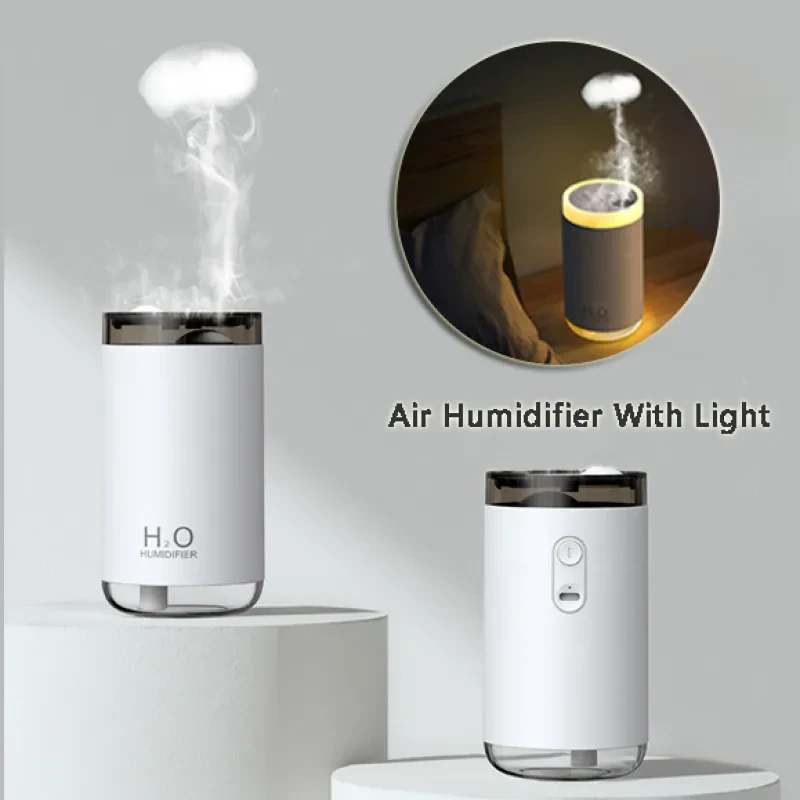 Jellyfish Smoke Ring Humidifier – USB Car Diffuser & Night Light