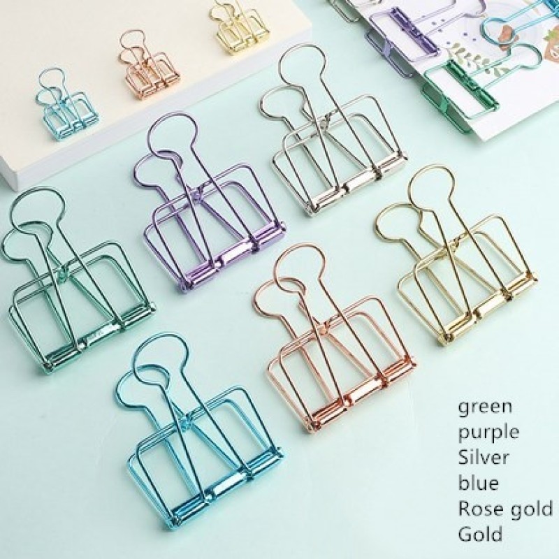 Hollow Metal Binder Clips