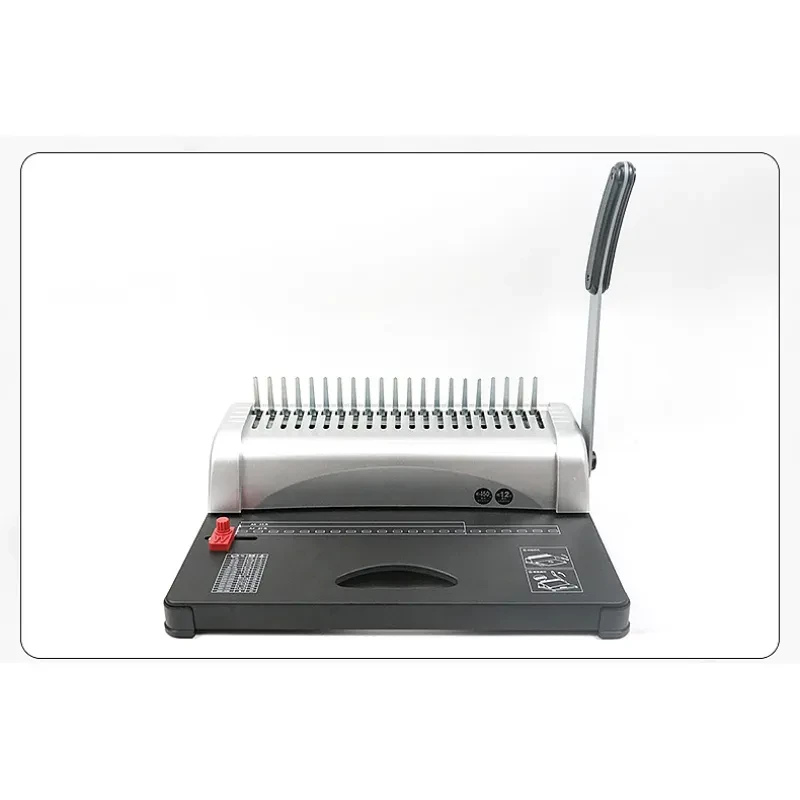 A4 21-Hole Manual Binding Machine – Clamp Strip & Comb Punch