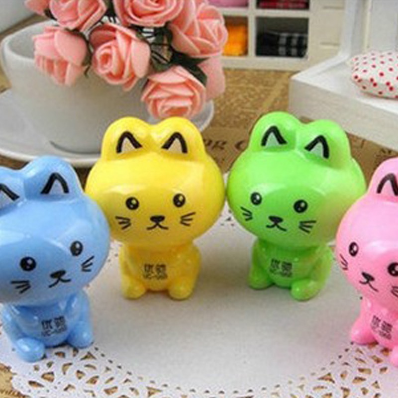 Cute Kitten Pencil Sharpener for Students