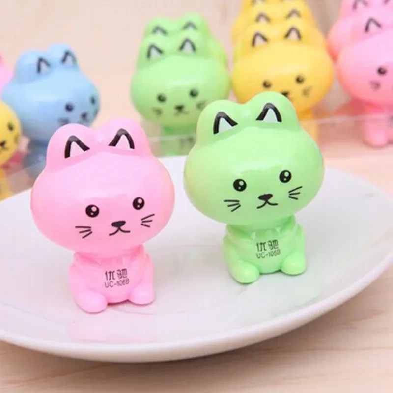 Cute Kitten Pencil Sharpener for Students