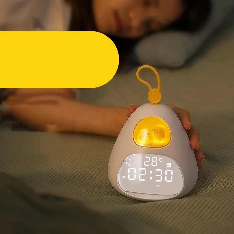 Cartoon Triangle Alarm Clock for Kids