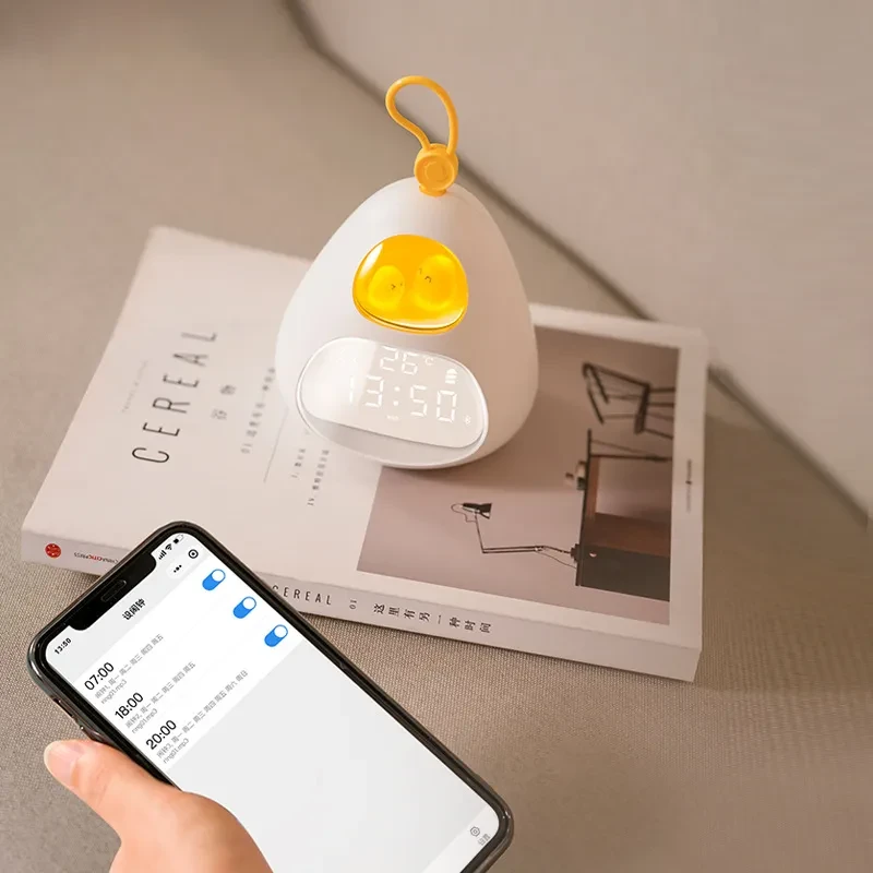 Cartoon Triangle Alarm Clock for Kids