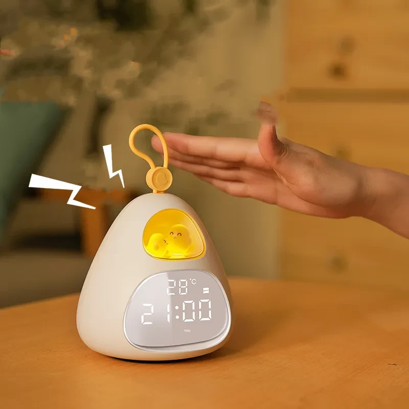 Cartoon Triangle Alarm Clock for Kids