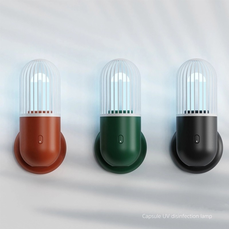 Portable UV Disinfection Lamp – Capsule UVC Sterilizer, USB Rechargeable