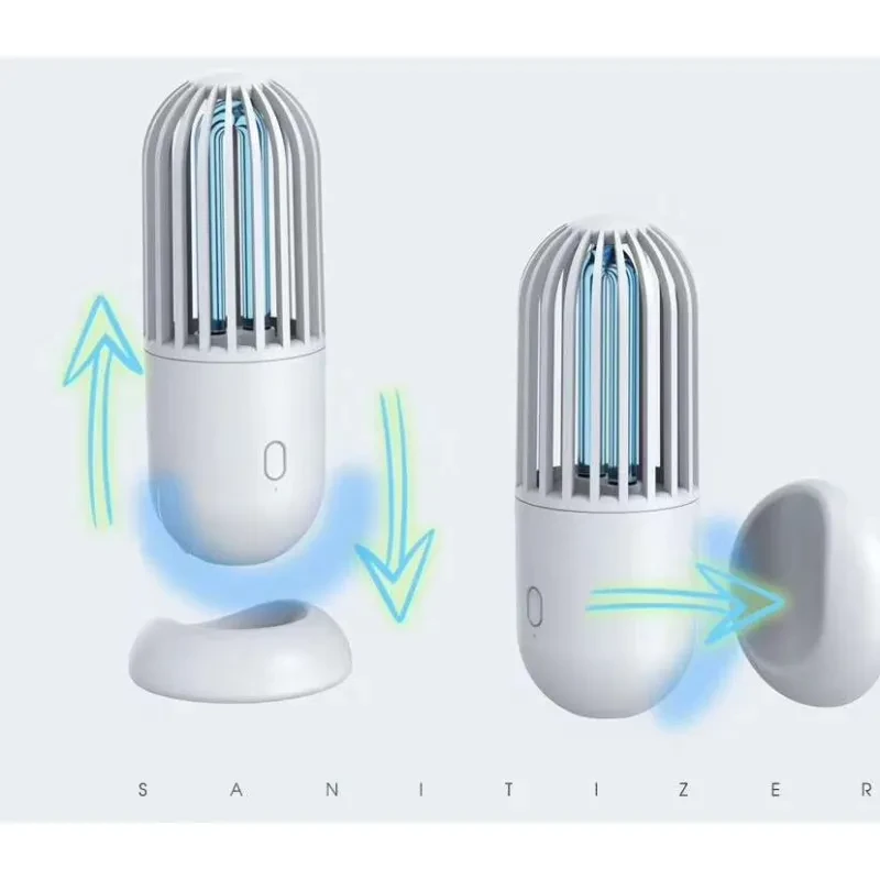 Portable UV Disinfection Lamp – Capsule UVC Sterilizer, USB Rechargeable