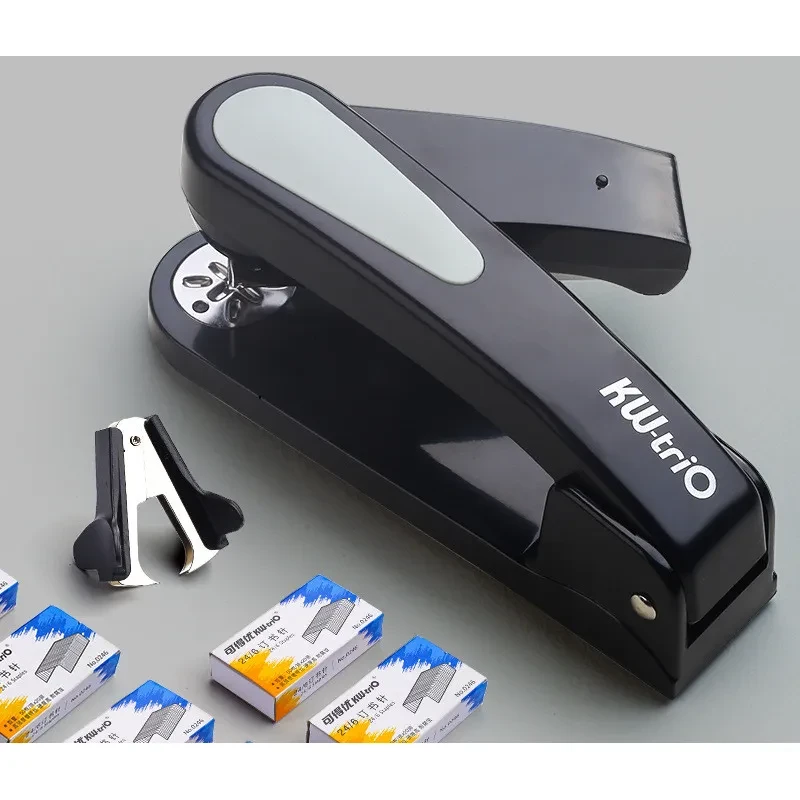 360° Rotatable Stapler for Students with Staple Remover