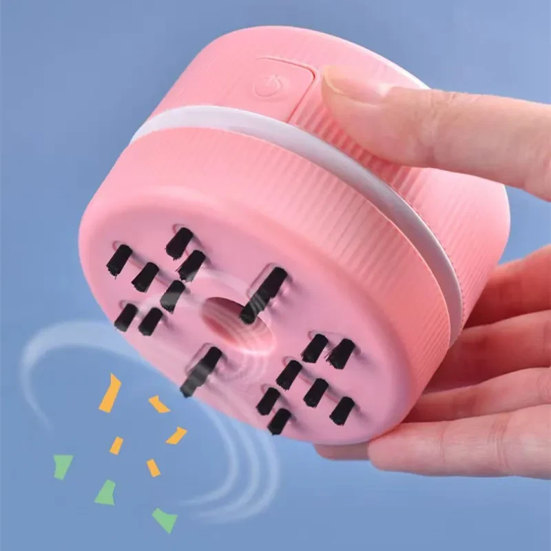 Mini Desktop Vacuum Cleaner – Portable Eraser Chip Dust Remover