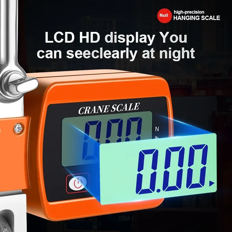 Electronic Hook Scale – 500kg Digital Display Weighing Tool