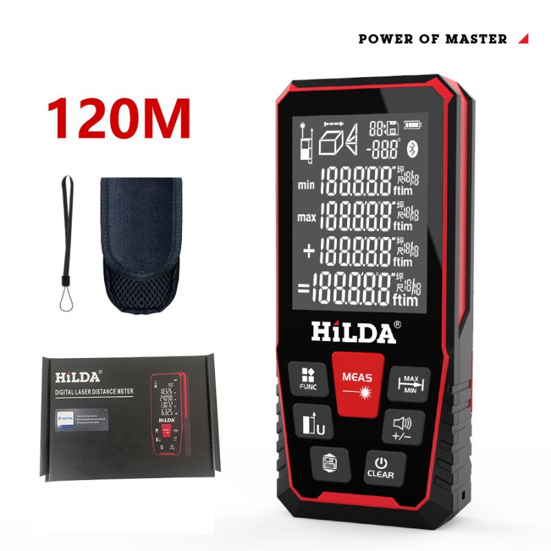 Laser Rangefinder 120M/100M – Precision Measuring Tool for Building