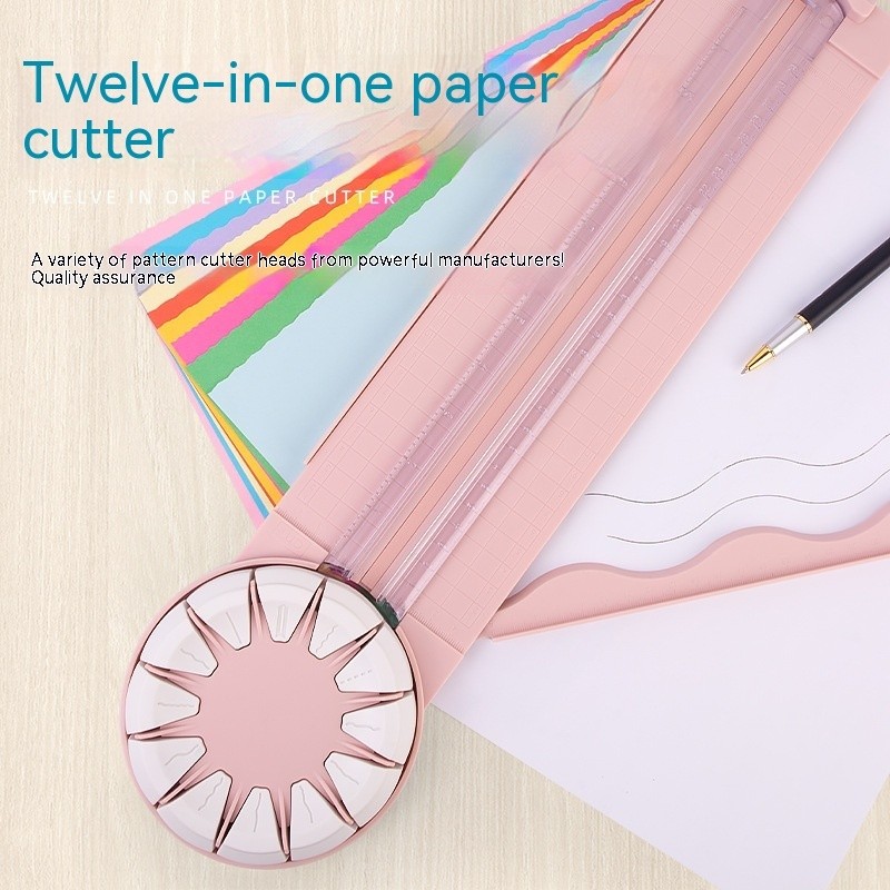 12-in-1 Multifunctional Paper Cutter – Precision Plastic Trimmer
