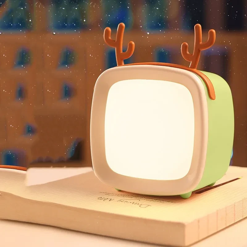 Cartoon LED Night Light – Soft Dimming Eye Protection for Kids