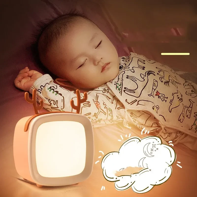 Cartoon LED Night Light – Soft Dimming Eye Protection for Kids