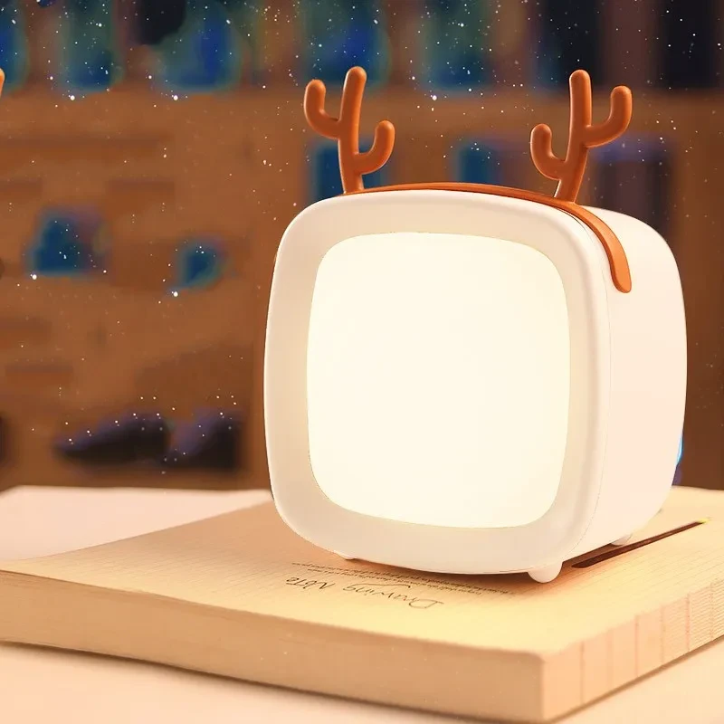 Cartoon LED Night Light – Soft Dimming Eye Protection for Kids