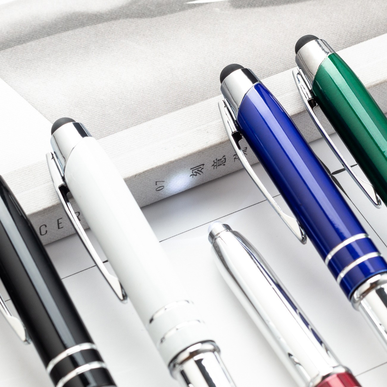 3-in-1 Stylus LED Ballpoint Pen – Touchscreen, Light & Write Tool
