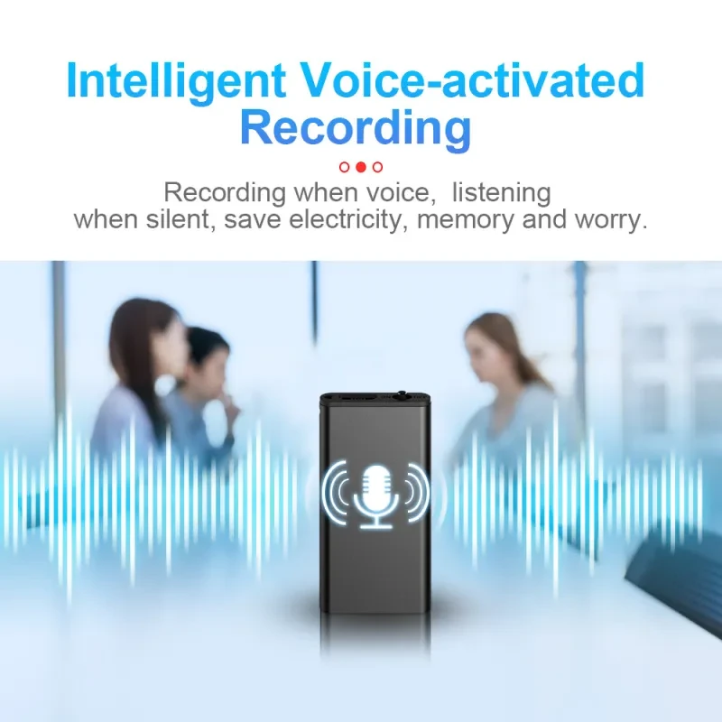 Mini Digital Voice Recorder – HD Noise Reduction