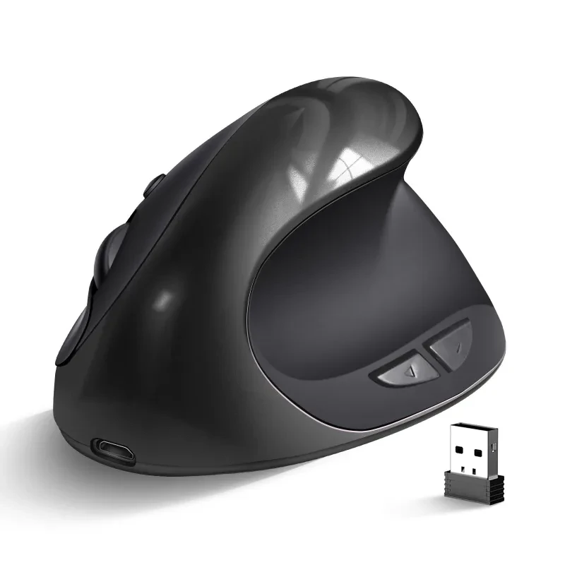 Ergonomic Vertical Wireless Mouse – USB Rechargeable | 3rd Gen Design