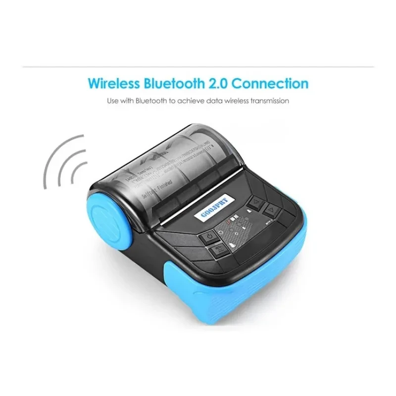 80mm Bluetooth Thermal Printer – Wireless Handheld Bill & Receipt Printer