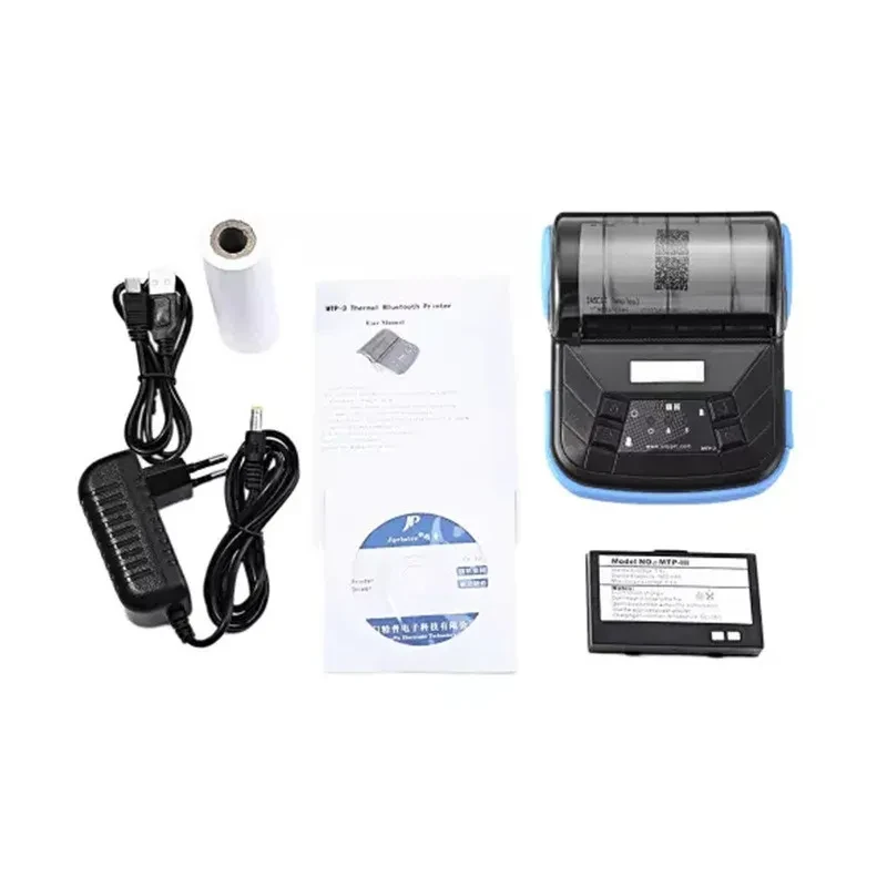 80mm Bluetooth Thermal Printer – Wireless Handheld Bill & Receipt Printer