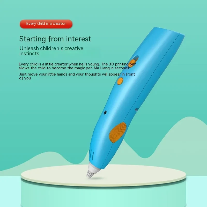 Wireless 3D Drawing Pen for Kids – Safe, No-Heat Smart Graffiti Toy
