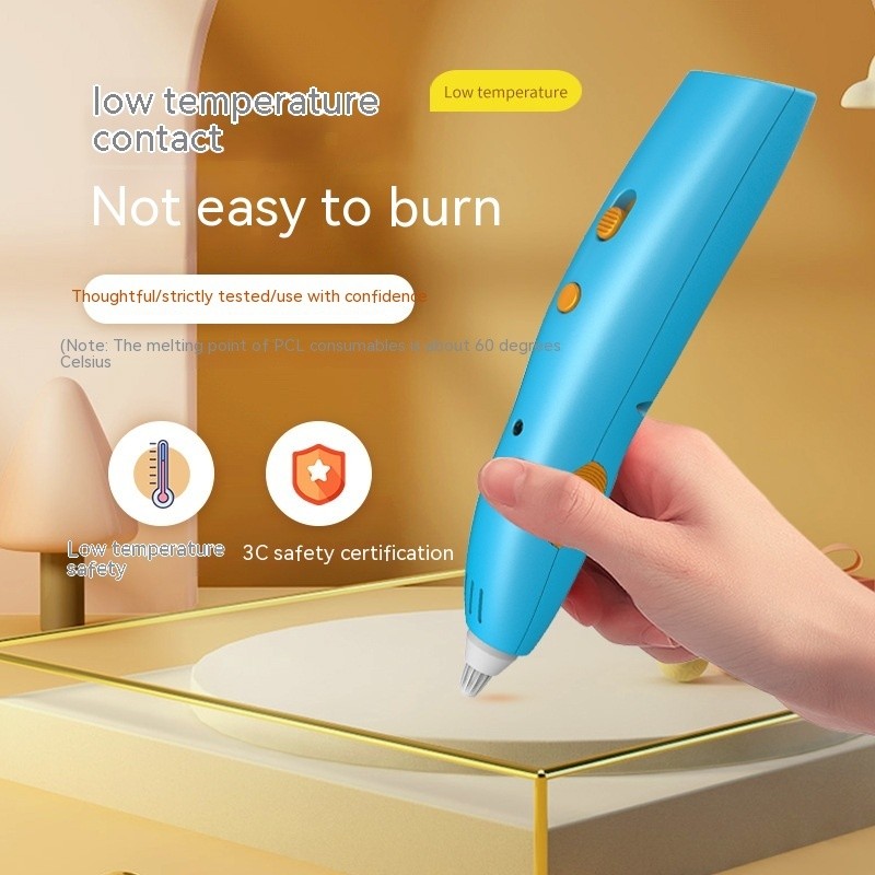 Wireless 3D Drawing Pen for Kids – Safe, No-Heat Smart Graffiti Toy