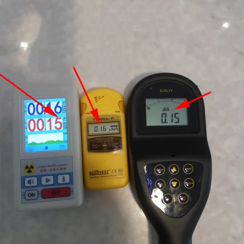 Geiger Counter Nuclear Radiation Detector – Portable Ionizing Radiation Tester