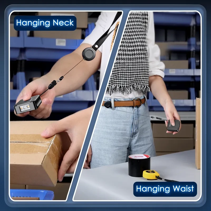 Portable 2D Bluetooth Barcode Scanner Gloves