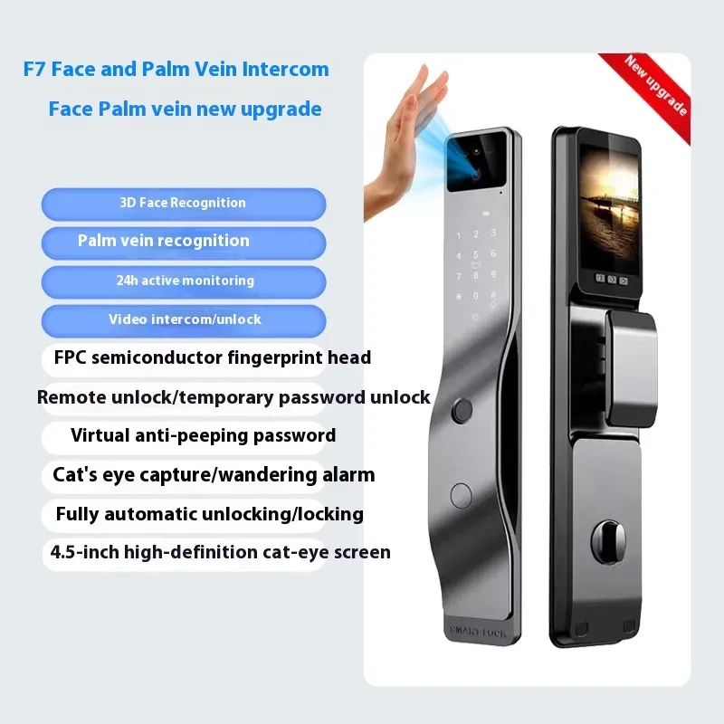 Face Recognition Fingerprint Smart Door Lock with Password Access