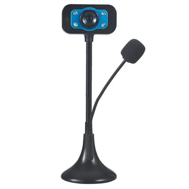 HD USB Webcam A8 – 8MP Drive-Free Digital Camera with Mic & Night View
