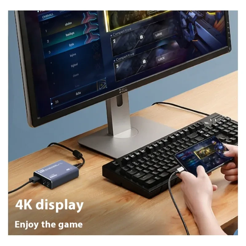 4K HDMI Video Capture Card – USB 3.0, 1080P 60FPS Game Recorder