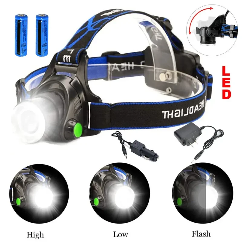 Rechargeable LED Head Torch