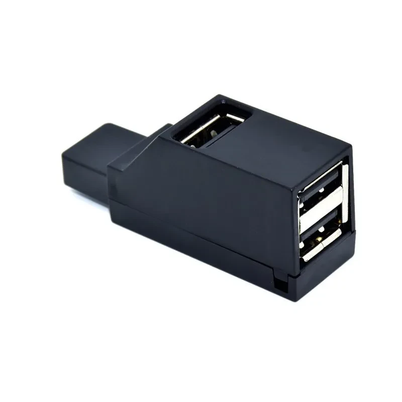 USB 2.0 Mini Portable Splitter – 4-Port High-Speed 480Mbps Hub