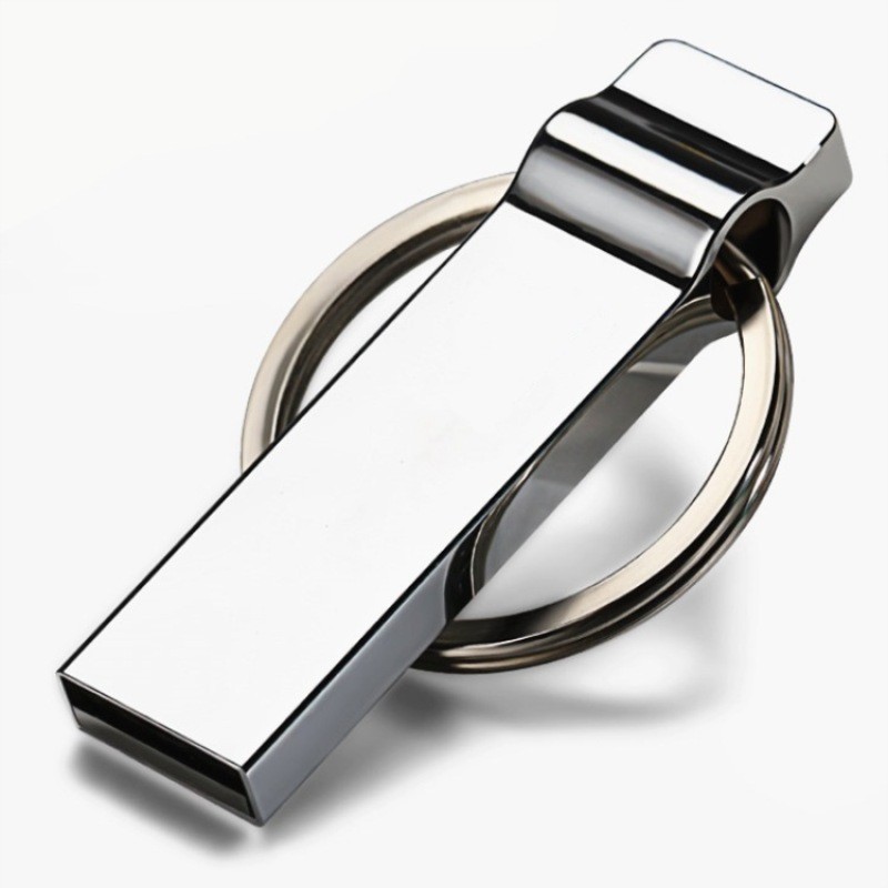 Silvery Metal USB Flash Drive