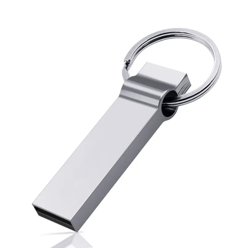 Silvery Metal USB Flash Drive