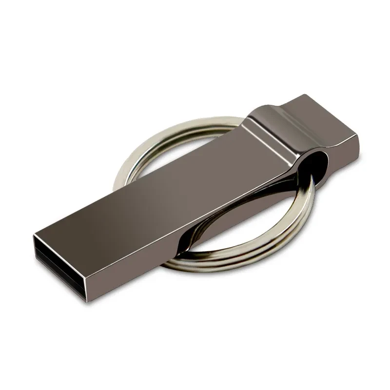 Silvery Metal USB Flash Drive