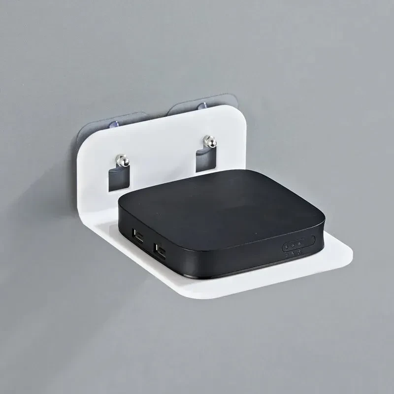 Acrylic Wall Mount Camera Bracket – No-Drill Right Angle Shelf