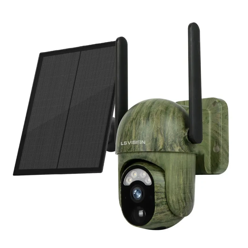 4G Solar Camouflage Camera – 2K Full-Color Smart Security System