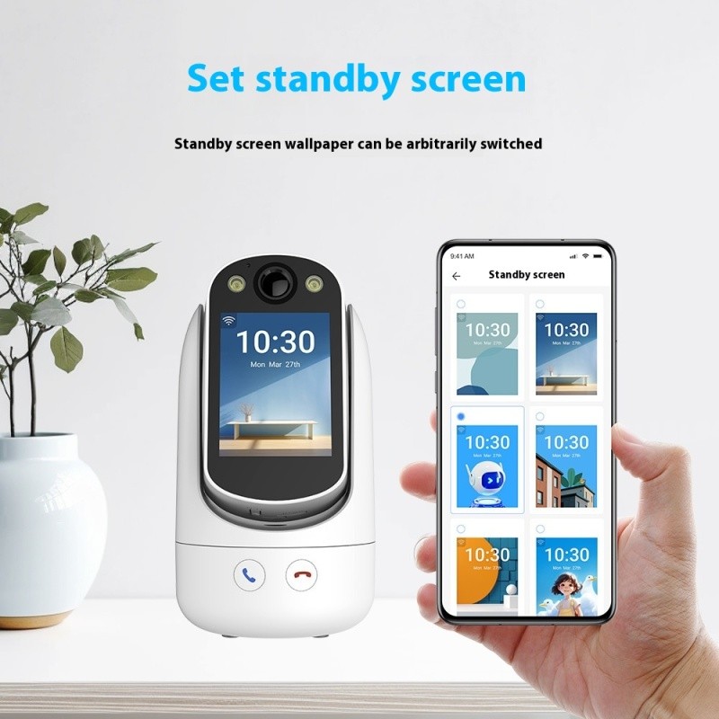 C20 Smart Surveillance Camera – 2-Way Video Call with 1080p & Screen