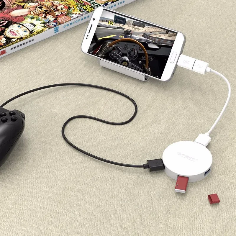 High-Speed ORICO USB Hub – 4 USB 3.0 Ports with OTG & Charging