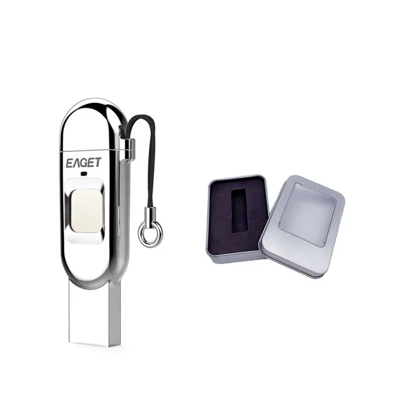 Fingerprint USB Drive – Dual USB + Type-C Encrypted U Disk